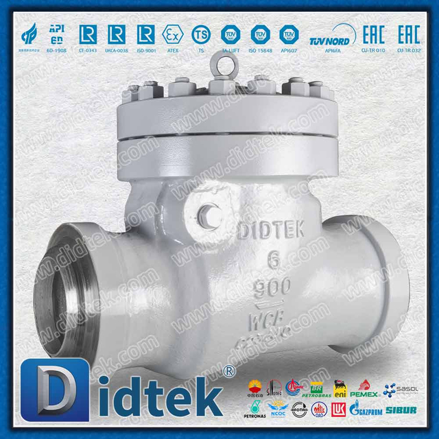 Clapet anti-retour à battant API6D 900LB avec connexion BW